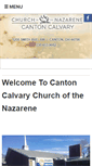 Mobile Screenshot of cantoncalvary.com